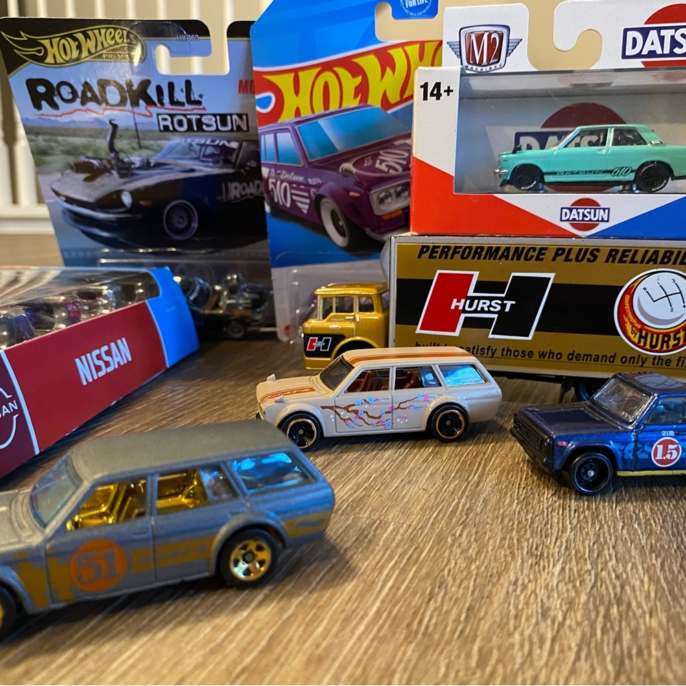 Hot Wheels M2 Die Cast Datsun Lot